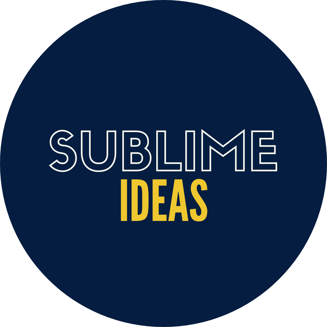 Sublime Ideas